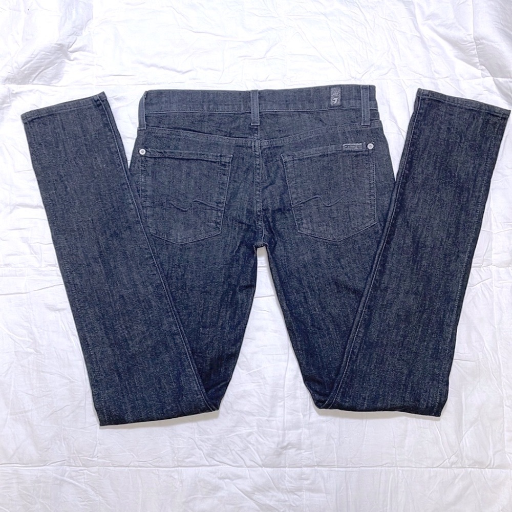 7 For All Mankind Roxanne Skinny Jeans Size 27 - Picture 6 of 16